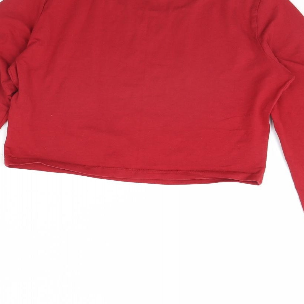 Atmosphere Womens Red   Cropped T-Shirt Size 12