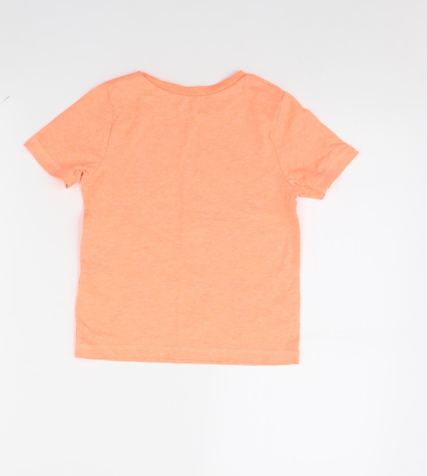George Boys Orange   Basic T-Shirt Size 5 Years