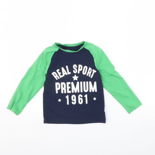 Mothercare Boys Blue   Basic T-Shirt Size 4 Years