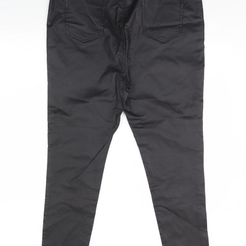Preworn Womens Black   Capri Leggings Size 24 L31 in