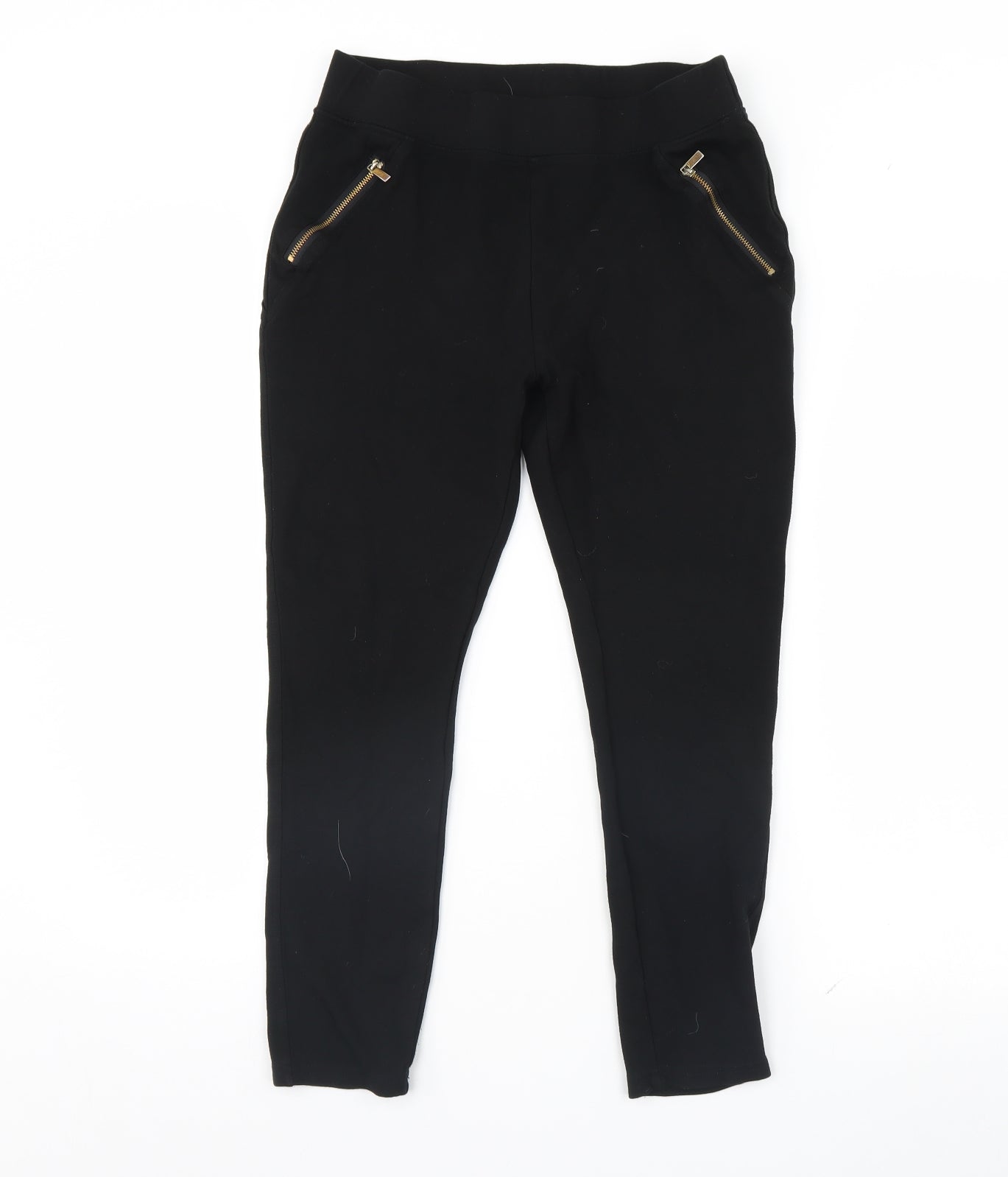 New Look Womens Black   Capri Leggings Size 12 L26 in