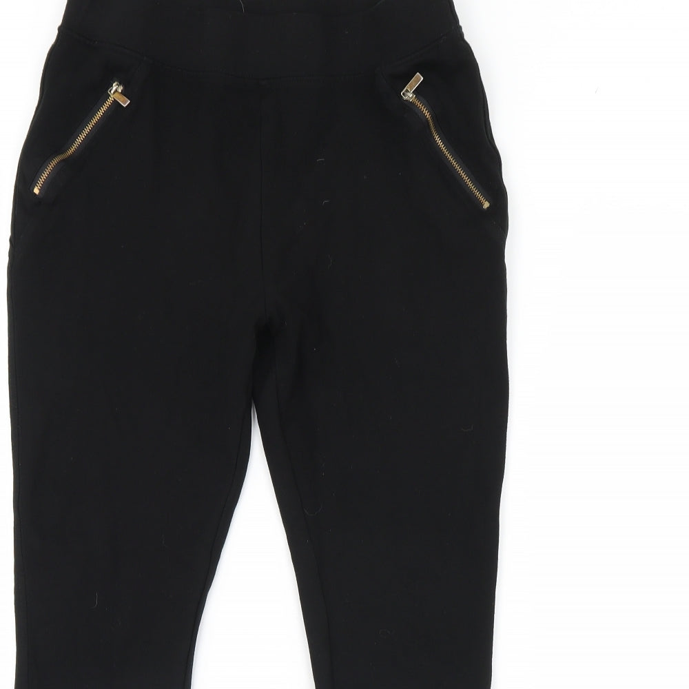 New Look Womens Black   Capri Leggings Size 12 L26 in