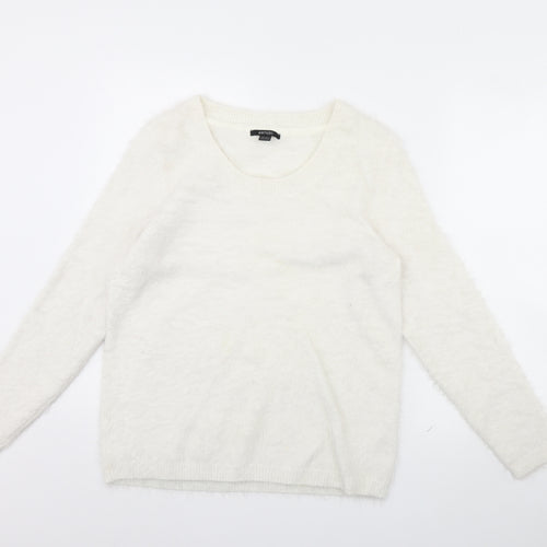 Esmara  Womens White   Pullover Jumper Size M