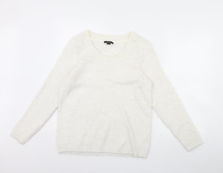 Esmara  Womens White   Pullover Jumper Size M