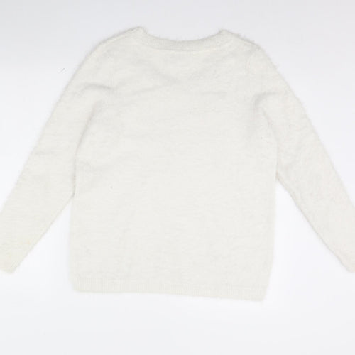 Esmara  Womens White   Pullover Jumper Size M
