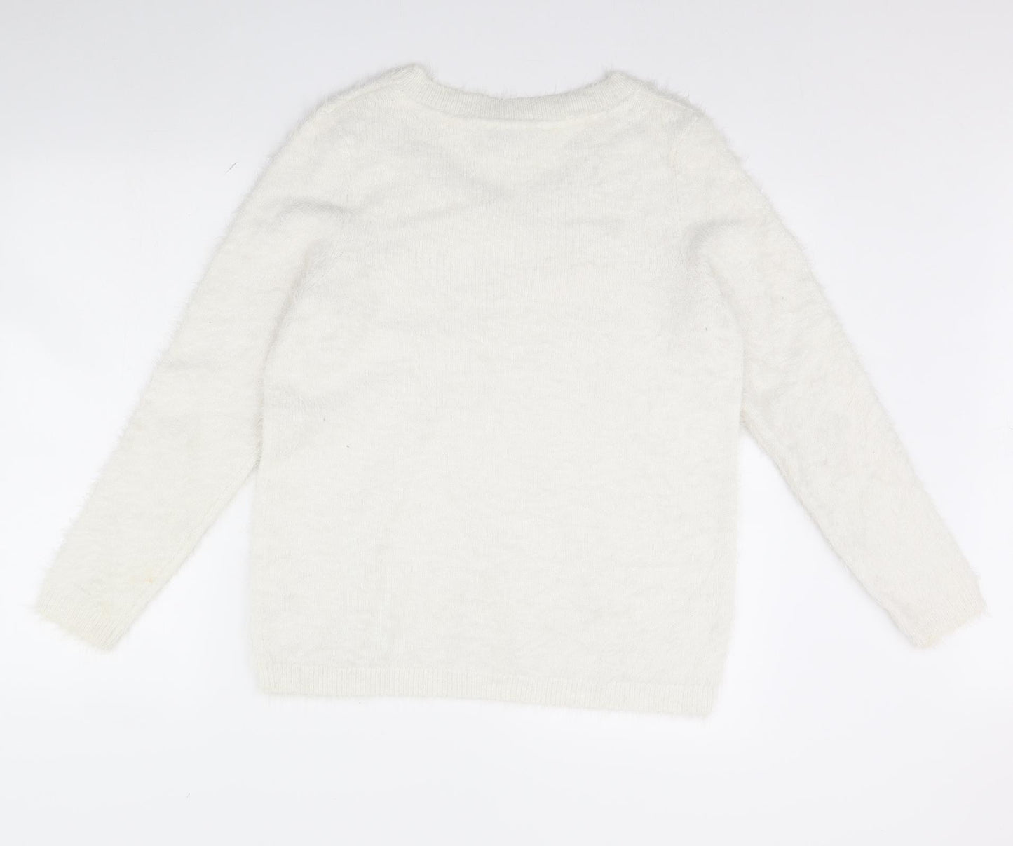 Esmara  Womens White   Pullover Jumper Size M