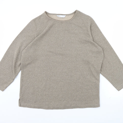 BHS Womens Brown   Pullover Jumper Size 18