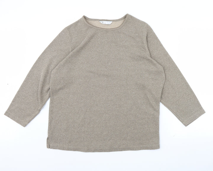 BHS Womens Brown   Pullover Jumper Size 18