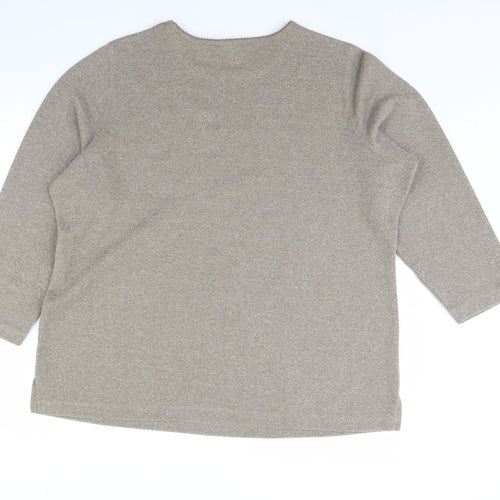 BHS Womens Brown   Pullover Jumper Size 18