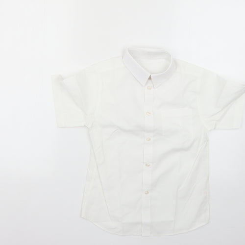 TU Boys White   Basic Button-Up Size 8 Years
