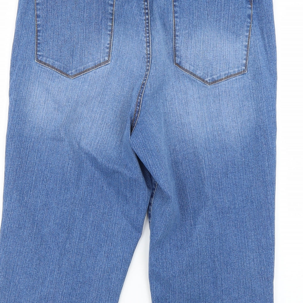 gloria vandesils Womens Blue   Cropped Jeans Size 14