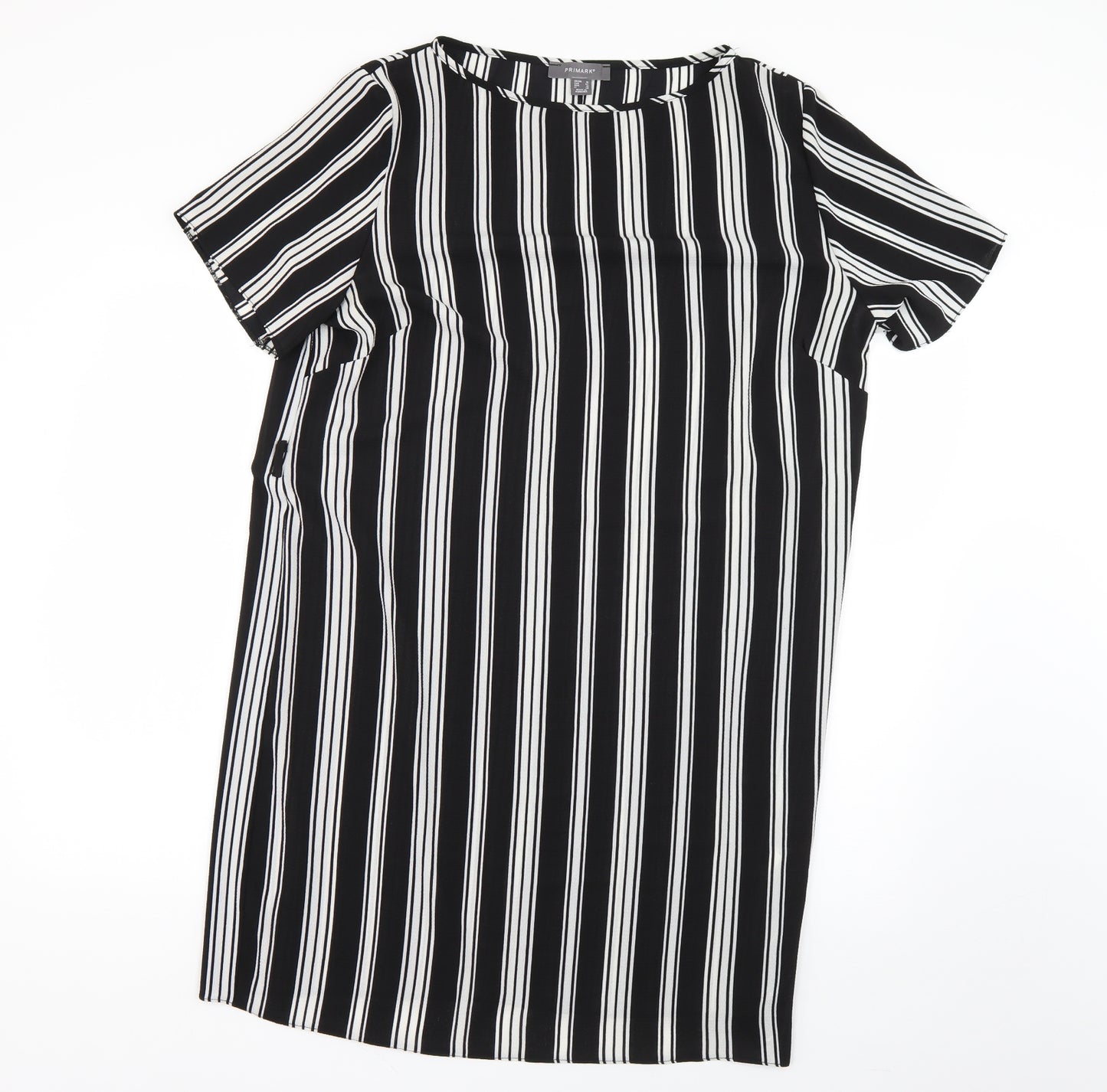Primark Womens Multicoloured Striped  T-Shirt Dress  Size 16