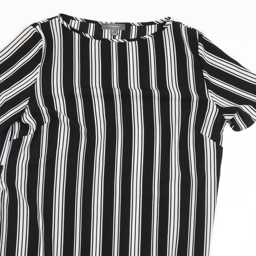 Primark Womens Multicoloured Striped  T-Shirt Dress  Size 16