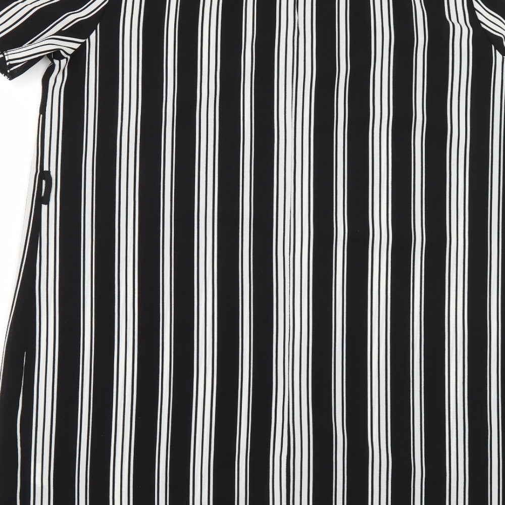 Primark Womens Multicoloured Striped  T-Shirt Dress  Size 16