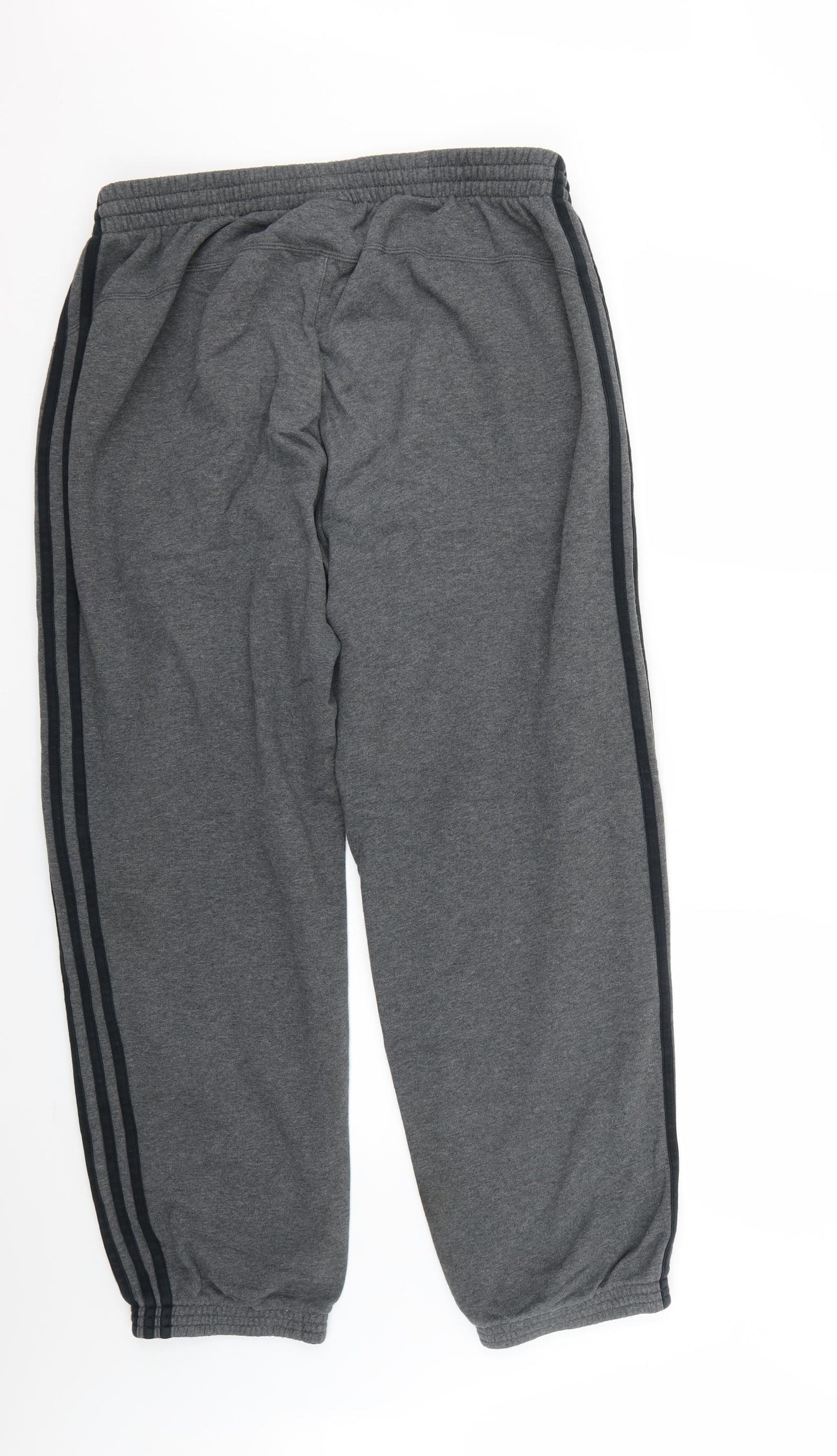 adidas Mens Grey   Jogger Trousers Size L L27 in