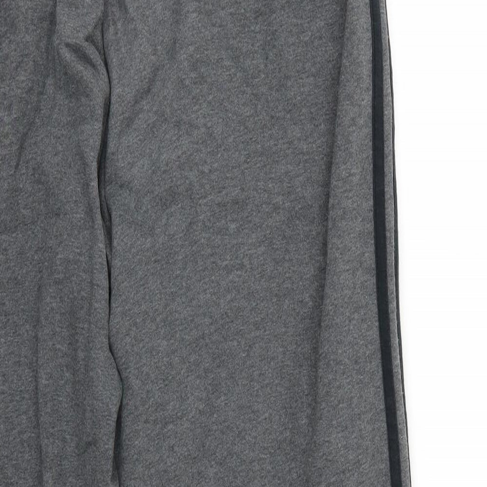 adidas Mens Grey   Jogger Trousers Size L L27 in