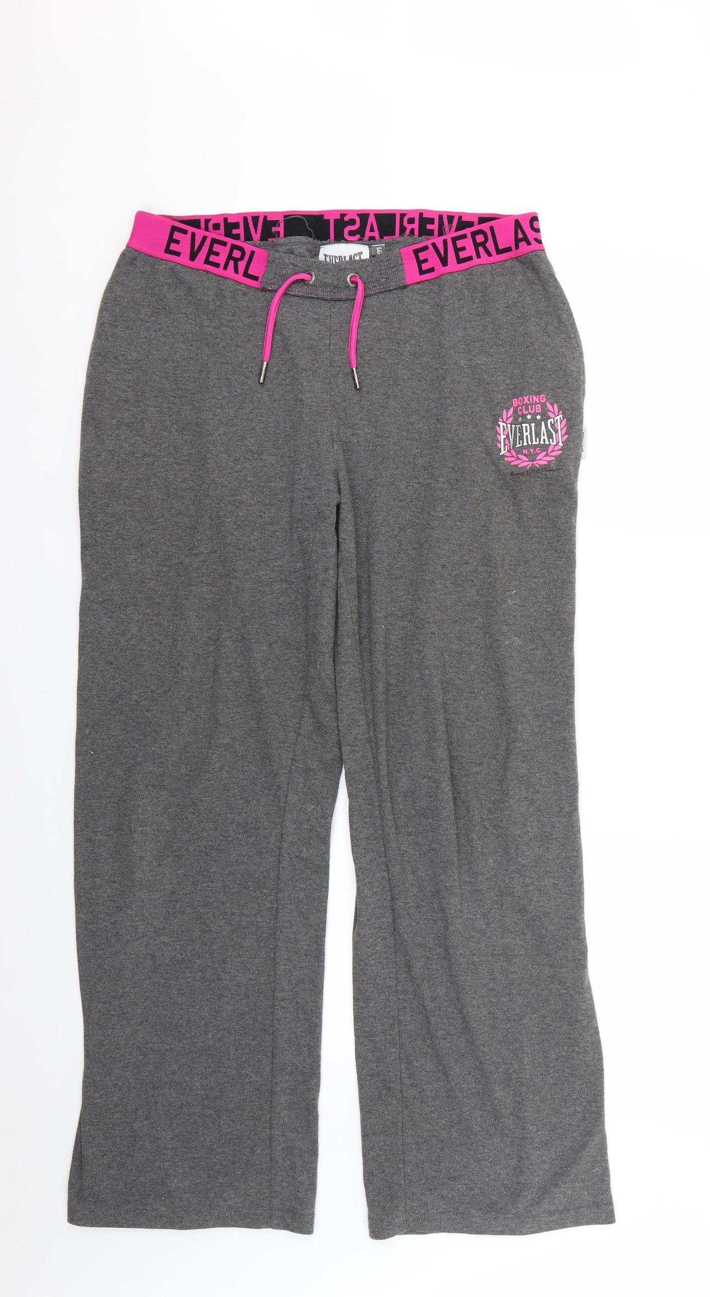 Everlast Womens Grey   Jogger Trousers Size 16 L27 in