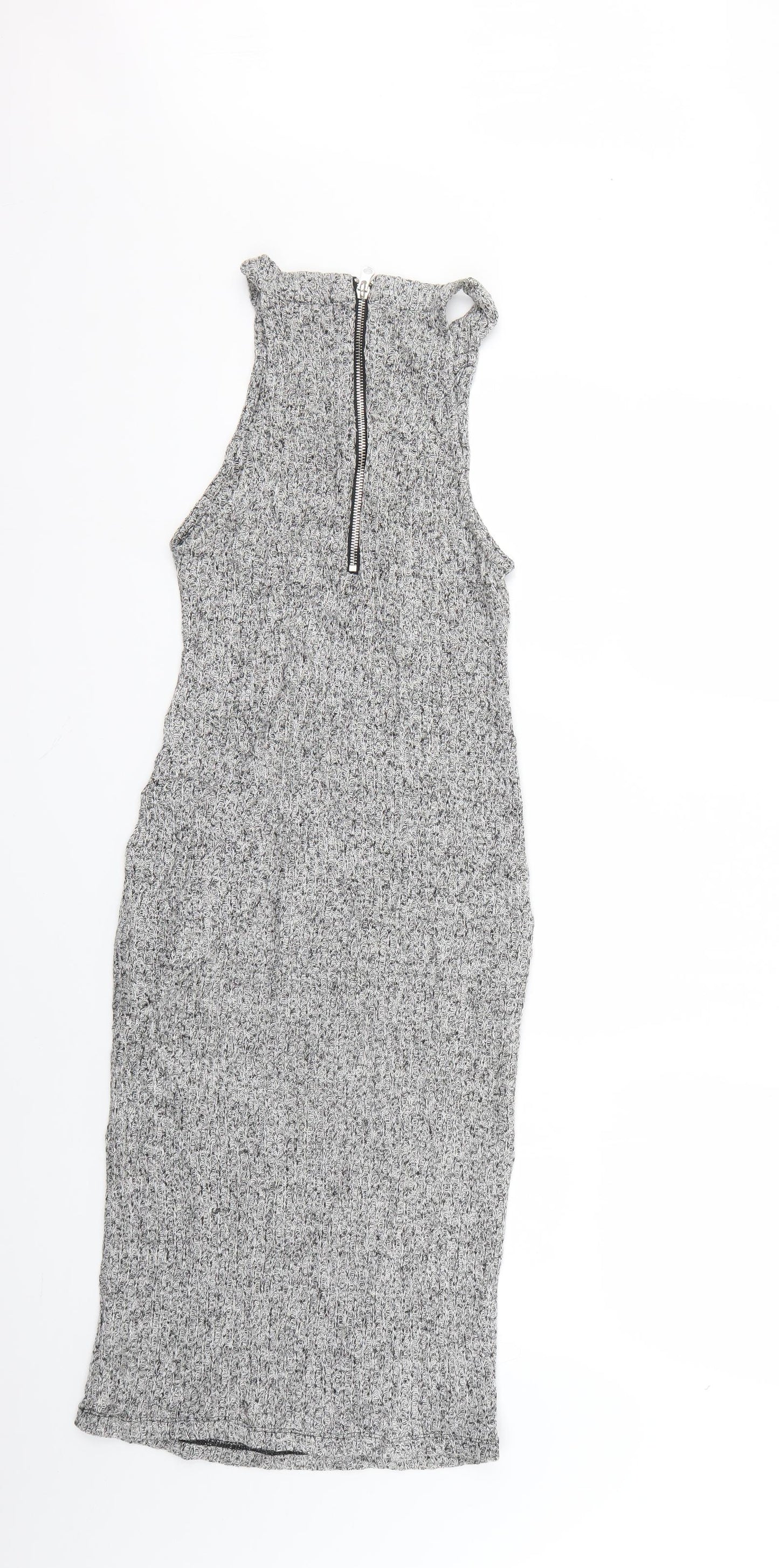 New Look Womens Grey   Bodycon  Size 10