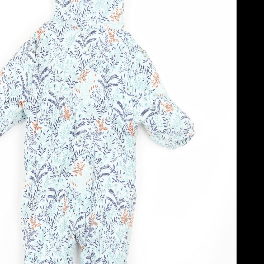 NEXT Baby Multicoloured Floral  Overcoat Snowsuit Size 3-6 Months