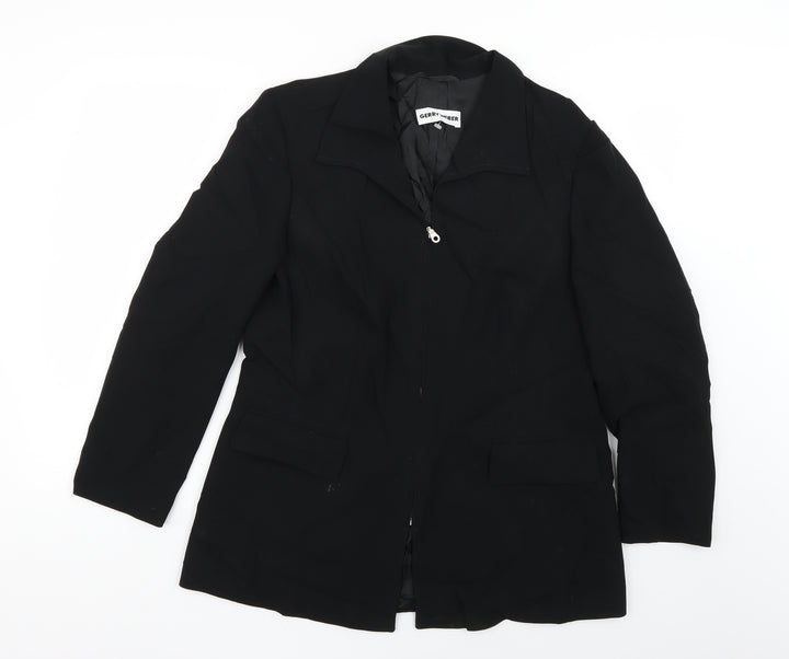 Gerry Weber Womens Black Jacket Blazer Size 16
