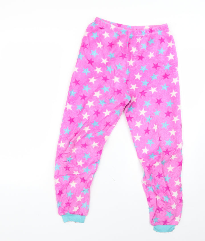 Primark Girls Multicoloured Geometric Pyjama Pants Size 9-10 Years