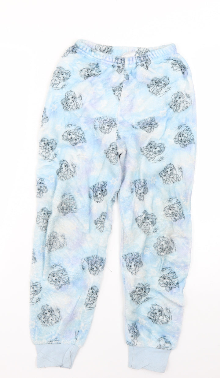 Disney Girls Beige Geometric Pyjama Pants Size 9-10 Years - disney