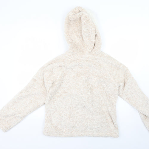 Marks and Spencer Womens Beige   Pullover Hoodie Size 10