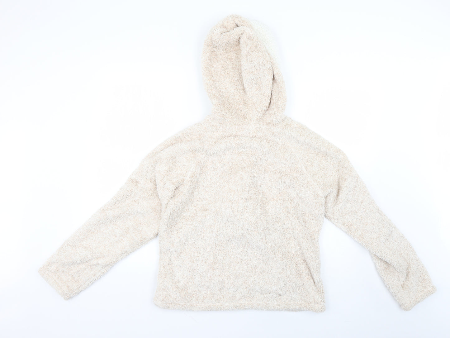 Marks and Spencer Womens Beige   Pullover Hoodie Size 10