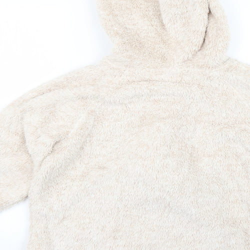 Marks and Spencer Womens Beige   Pullover Hoodie Size 10