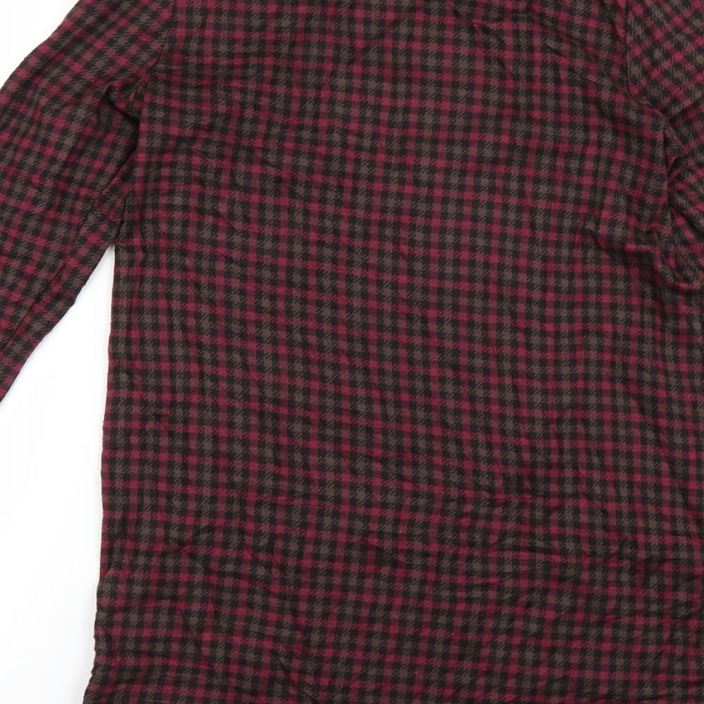 Womens Multicoloured Check  Jumper Dress  Size 12