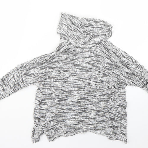 Girls Grey   Pullover Jumper Size 7-8 Years