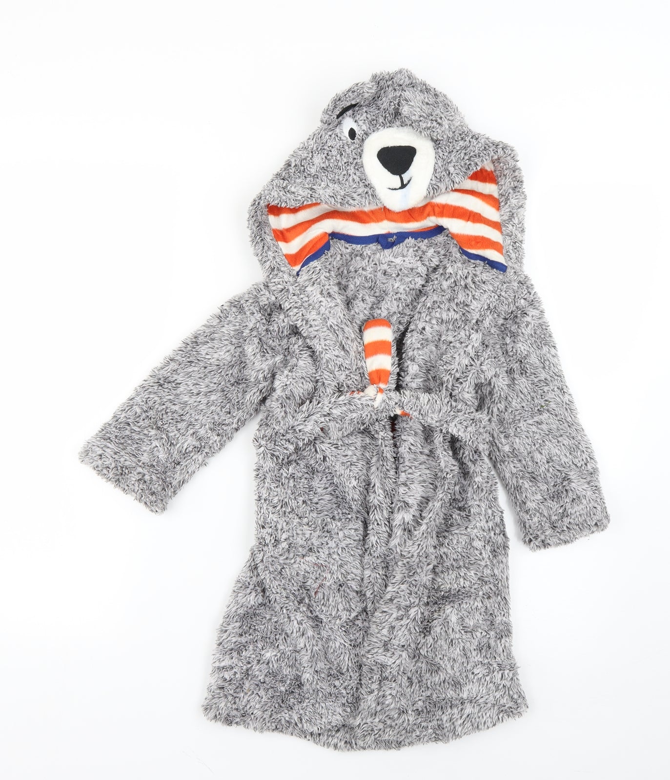 Marks and Spencer Boys Grey Geometric   Robe Size 3-4 Years
