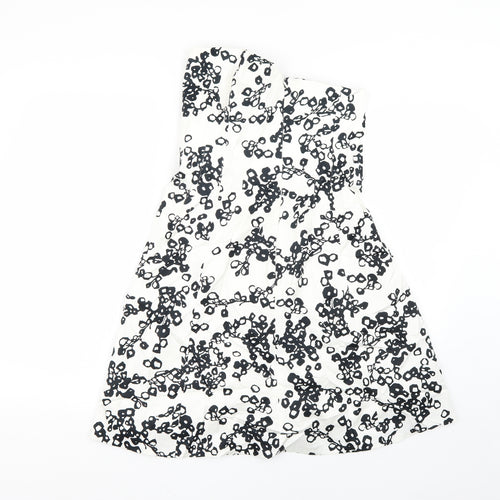 Preworn Womens Multicoloured Geometric  Ball Gown