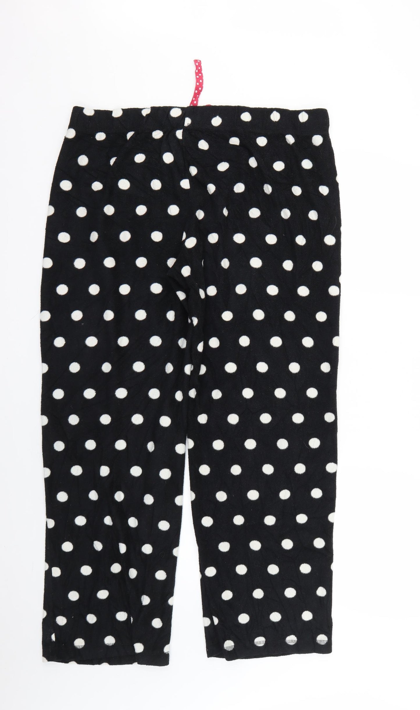NEXT Womens Black Polka Dot   Pyjama Pants Size L