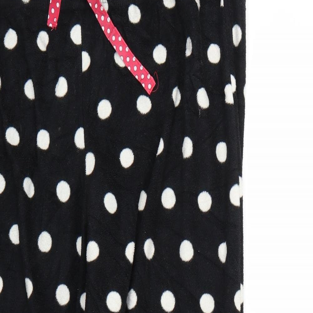 NEXT Womens Black Polka Dot   Pyjama Pants Size L