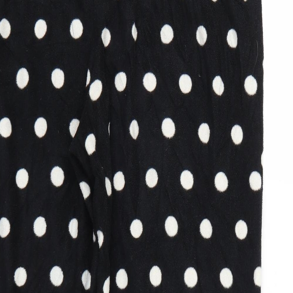 NEXT Womens Black Polka Dot   Pyjama Pants Size L