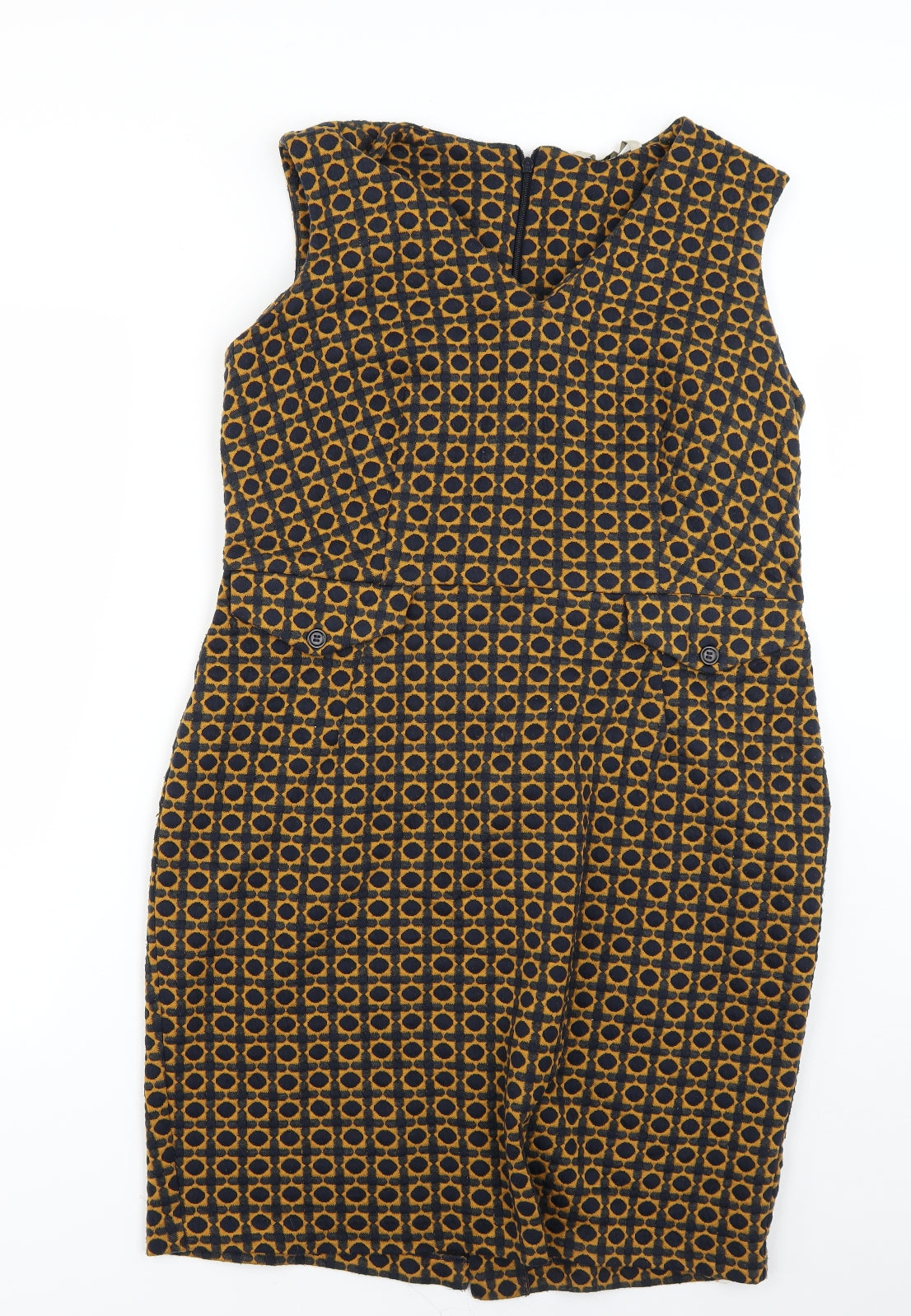 TU Womens Multicoloured Geometric  Bodycon  Size 16