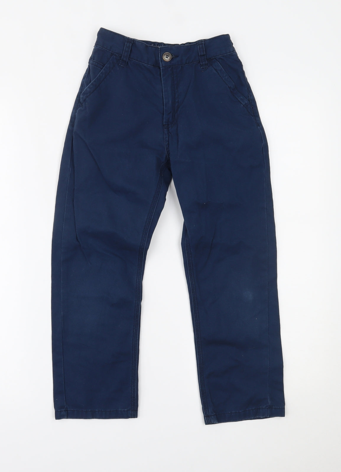 Matalan Boys Blue   Chino Trousers Size 8 Years