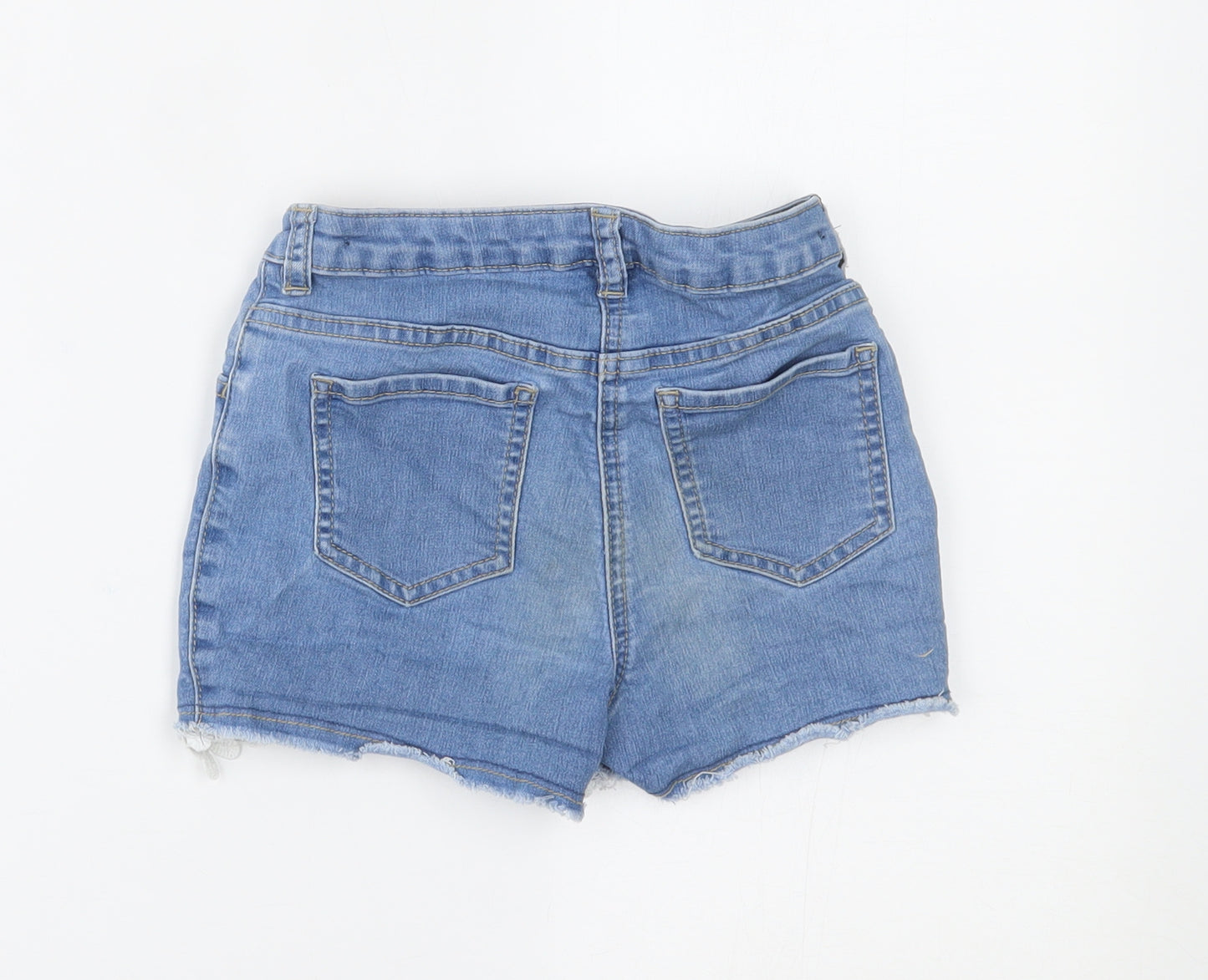 George Girls Blue  Denim Hot Pants Shorts Size 8-9 Years