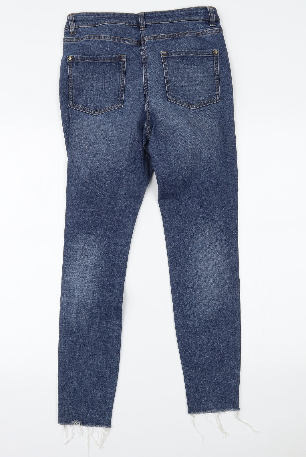 NEXT Womens Blue  Denim Skinny Jeans Size 10 L28 in