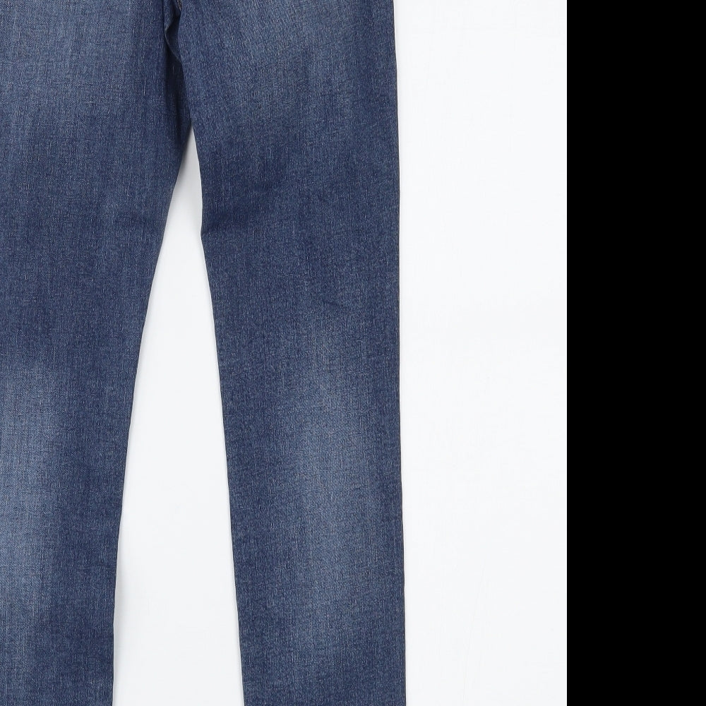 NEXT Womens Blue  Denim Skinny Jeans Size 10 L28 in
