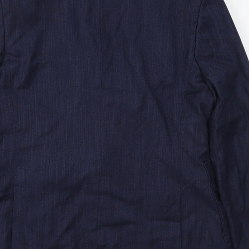 Preworn Mens Blue   Jacket Suit Jacket Size 36