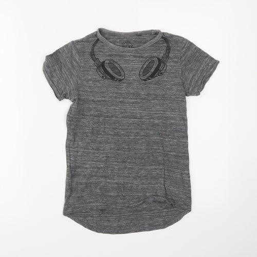 NEXT Boys Grey   Basic T-Shirt Size 8 Years
