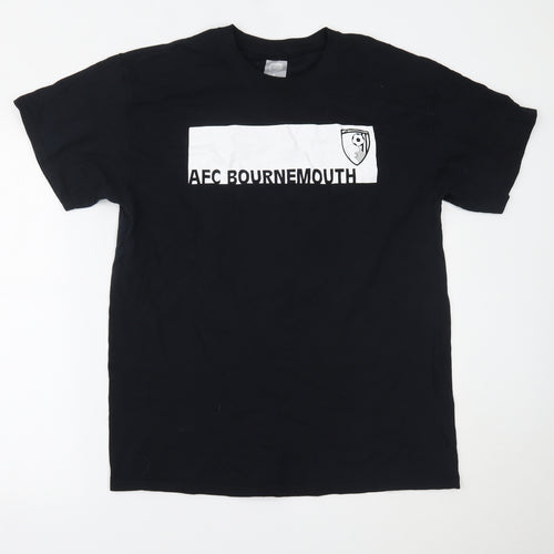 AFC Bournemouth Mens Black    T-Shirt Size L