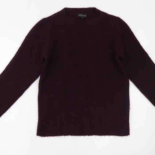 Topshop Womens Purple   Pullover Jumper Size 12
