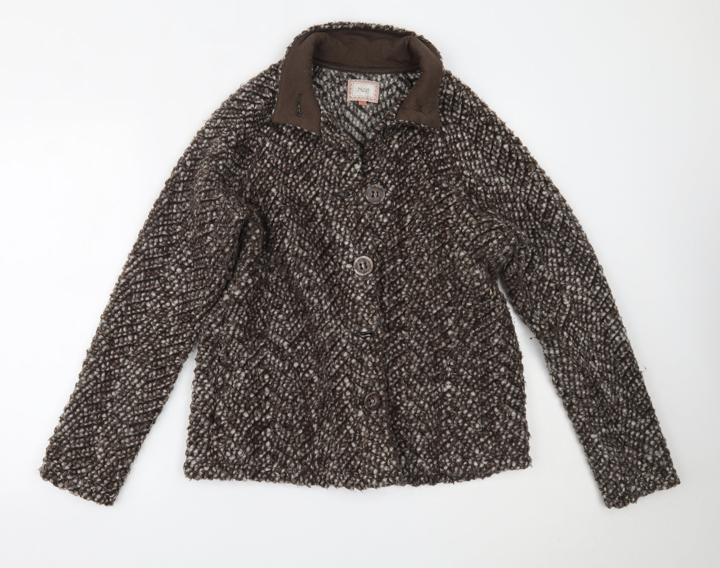 NEXT Womens Brown    Coatigan Size 18