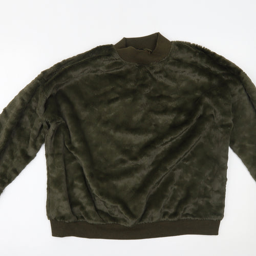 QED London Womens Green   Pullover Jumper Size M