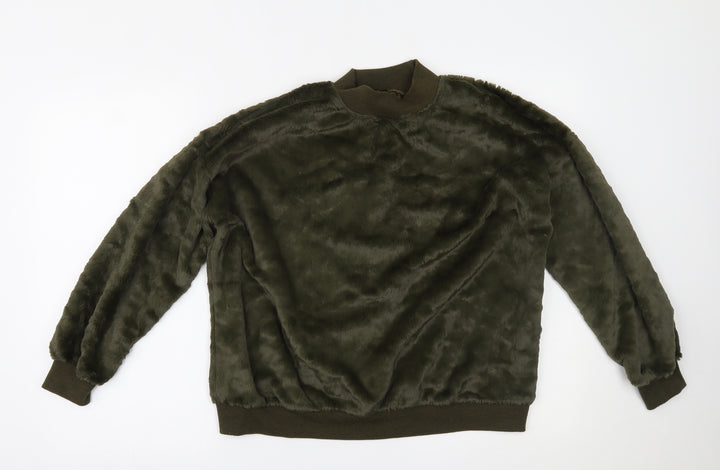 QED London Womens Green Pullover Jumper Size M