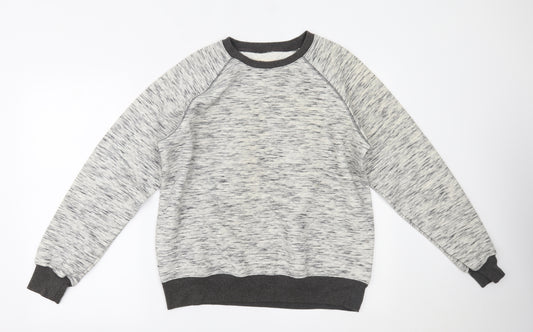 Front view of Primark men’s grey jumper, size L