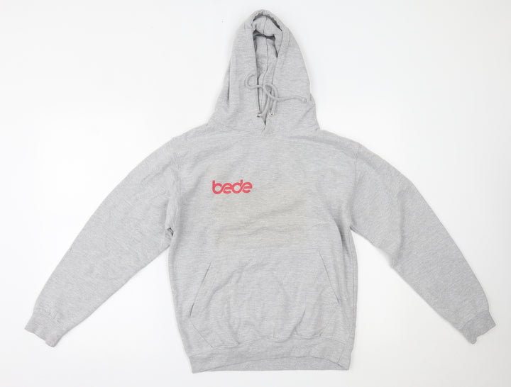 Awdis Womens Grey Pullover Hoodie Size S